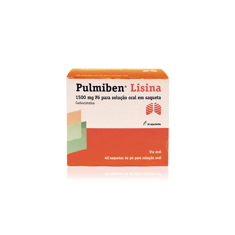 Pulmiben Lisina, 1500 mg x 40 pó solução oral saquetas