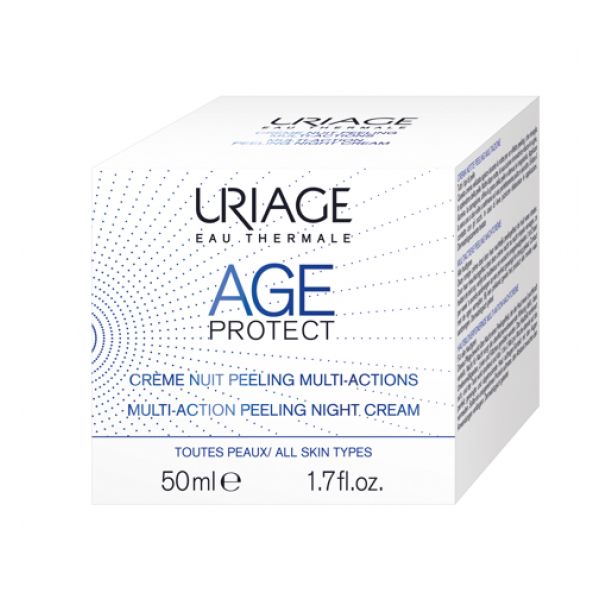 6057133-Uriage Age Protect Multi-Action Peeling Creme de Noite Renovador 50ml-Higiluxonline.pt