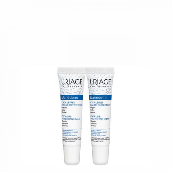 6288043-Uriage Bariéderm Bálsamo Labial 2x15ml-Higiluxonline.pt