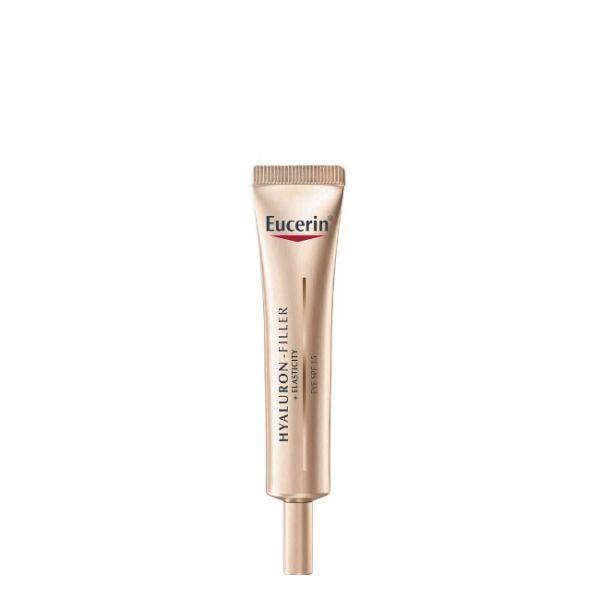 6330696-Eucerin Hyaluron Filler + Elasticity FPS15 Creme de Olhos 15ml-Higiluxonline.pt