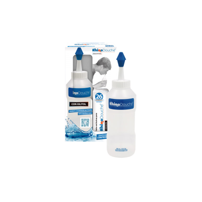 Sellium-Pharma Irrigação Nasal Garrafa + Sal XL Sais de Irrigação com Xilitol 5g 26 Saquetas