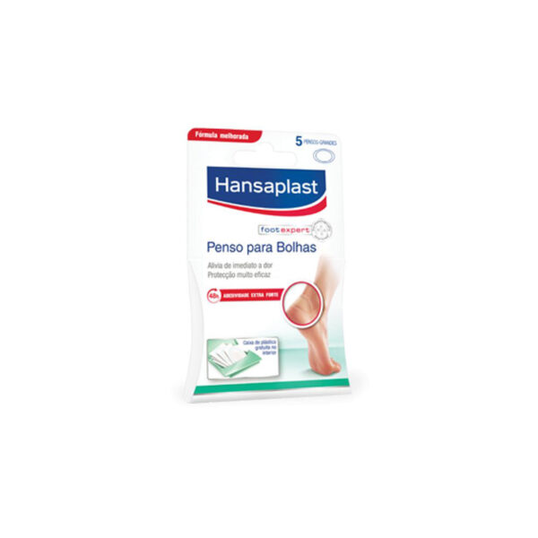 Hansaplast SOS penso para bolhas transparente grande - 5 unidades