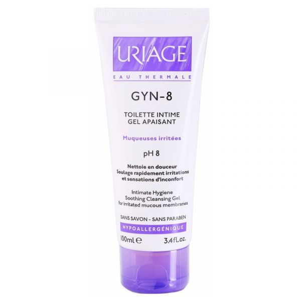6864421-Uriage Gyn 8 Higiene Intima 100ml-Higiluxonline.pt