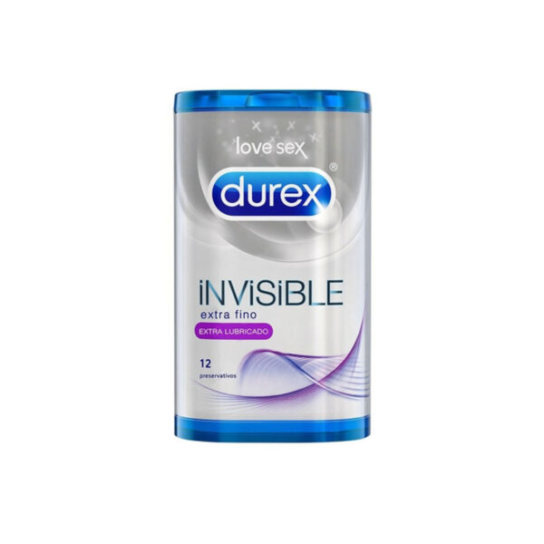 Durex Invisible Extra Lubrificado 12 unidades