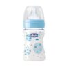 6976522-Chicco Benessere Biberão Silicone Azul 0M+ 150ml-Higiluxonline.pt