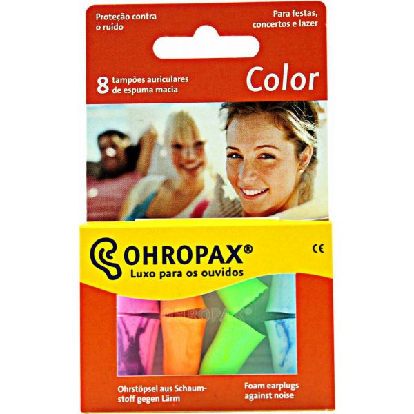 7047977-Ohropax 8 Tampões Auditivos de Espuma Color-Higiluxonline.pt