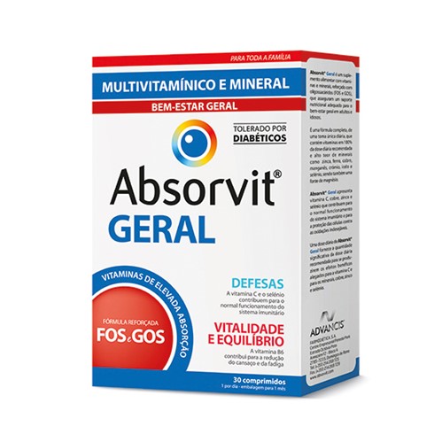 7353615-Absorvit 30 comprimidos-Higiluxonline.pt