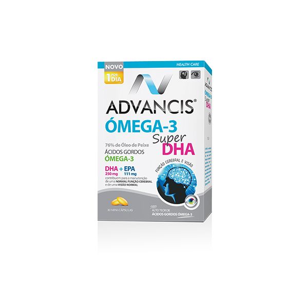 7391706-Advancis Omega-3 Super Dha x30 mini cápsulas-Higiluxonline.pt