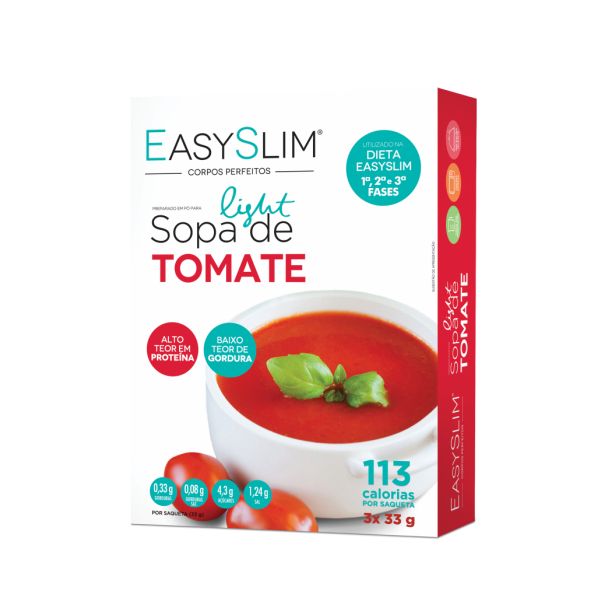 7394965-Easyslim Sopa Light Tomate 3 saquetas x 33g-Higiluxonline.pt