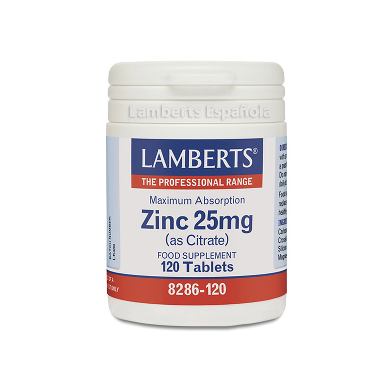 Lamberts Zinco Citrato 25mg - 120 comprimidos