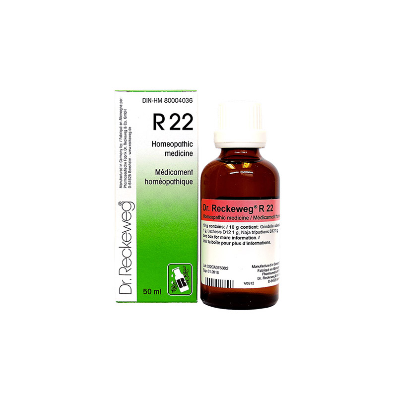 Dr Reckeweg R22 50ml - Palpitações, Dispneia e Afrontamentos