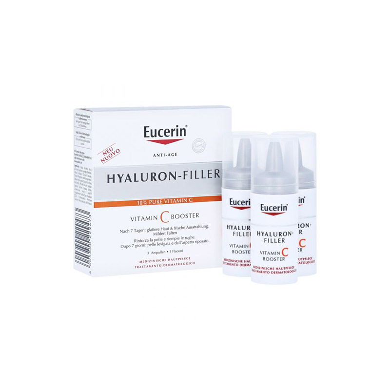 Eucerin Hyaluron Filler Vitamina C Sérum Anti-Rugas Revitalizante 7.5ml x3-higiluxonline.pt
