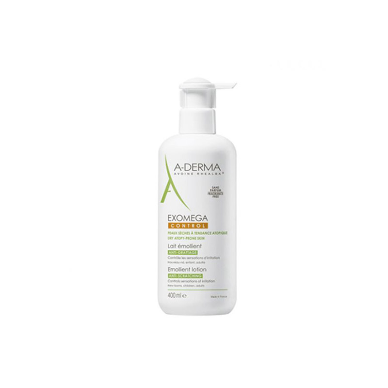 A-Derma Exomega Control Leite Emoliente 400ml-higiluxonline.pt