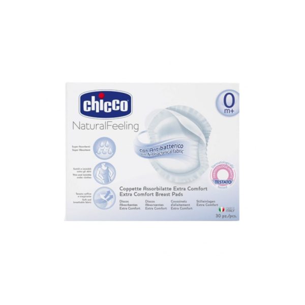 Chicco NaturalFeeling Discos Absorventes 30unidades