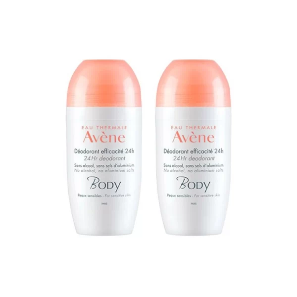 Avène Body Desodorizante 24h Roll-On 2x50ml - higiluxonline.pt