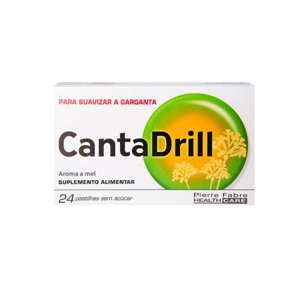 CANTADRILL GARGANTA PASTILHAS SEM AÇÚCAR 24UN.