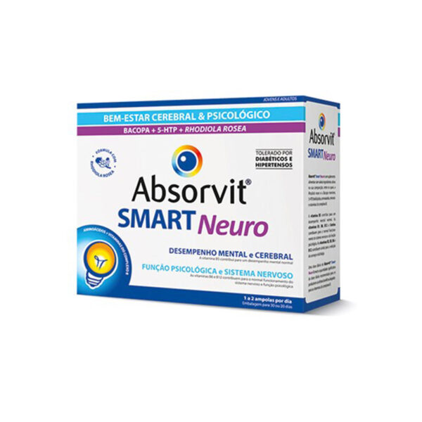 Absorvit Smart Neuro 30 Ampolas