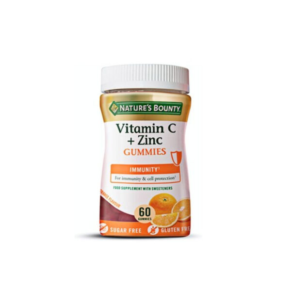 Nature's Bounty Vitamina C + Gomas de Zinco 60 Gomas