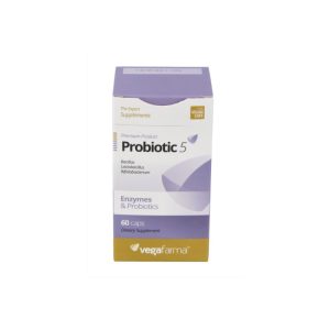 Probiotic 5 Enzymes & Probiotics - 60capsulas - Image 1