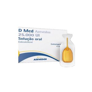 D-Med Azevedos 25000 UI/1 mL x 4 solução oral ampolas - Image 1
