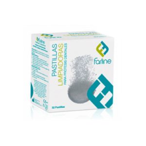 Farline Pastilhas de Limpeza Prótese Dentária x32 - Image 1