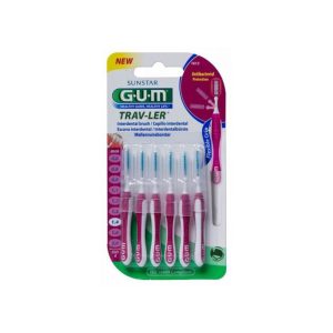 Gum Trav-ler Escovilhão 1612 6 escovilhões interdentais - Image 1