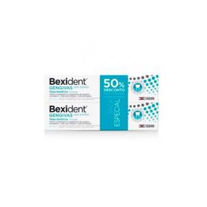 Bexident Gengivas Duo pasta dentífrica manutenção triclosan 2 x 75 ml com Desconto na 2ª Embalagem - Image 1