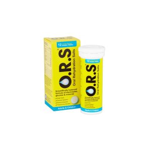 O.R.S. Comprimidos pata Rehidratação Sabor Limão 12 Unidades - Image 1