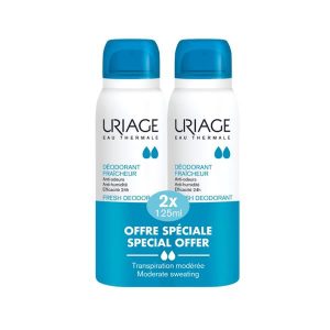 Uriage Deo Fraicheur Spray Psens125mlX2 - Image 1