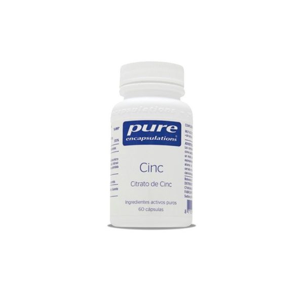 7097154 Pure Encapsulations Zinc 60 Cápsulas