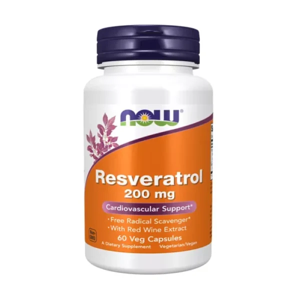 1057620 Now Foods Resveratrol 200 mg 60 Cápsulas