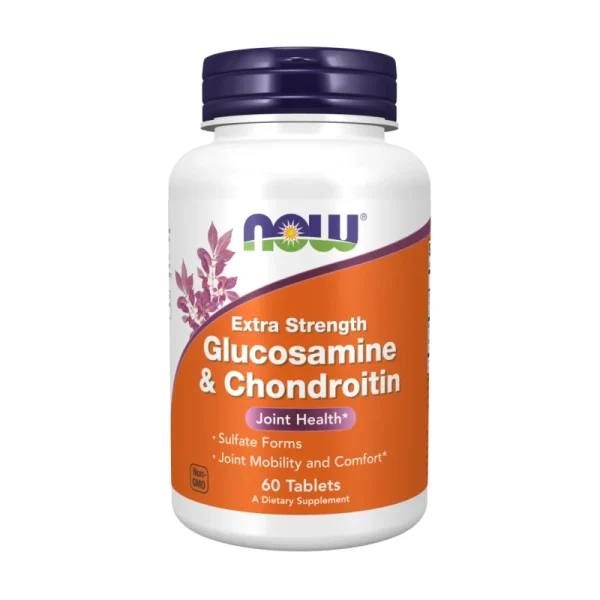 1057638 Now Foods Glucosamine & Chondroitin 60 Cápsulas