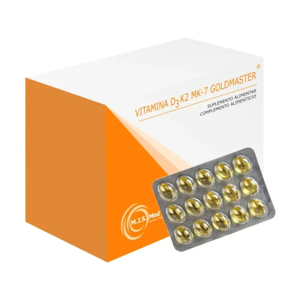 1058420 GoldMaster Vitamina D3+K2 60 Cápsulas