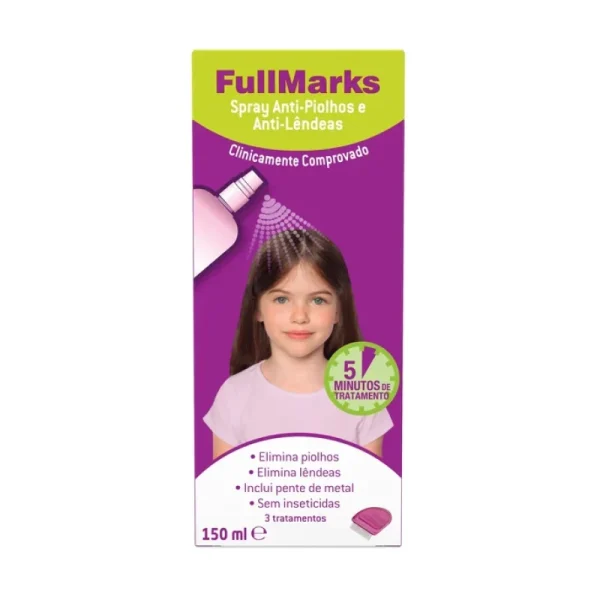 Fullmarks Spray Anti-Piolhos e Lêndeas 150ml