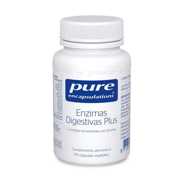 Pure Encapsulations Enzimas Digestivas Plus Cápsulas 90 Unidades