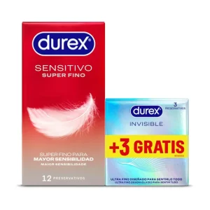 Durex Sensitivo Preservativos Super Finos 12 Unidades