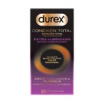 Durex Conexão Total Extra Lubrificado Preservativos 10 Unidades