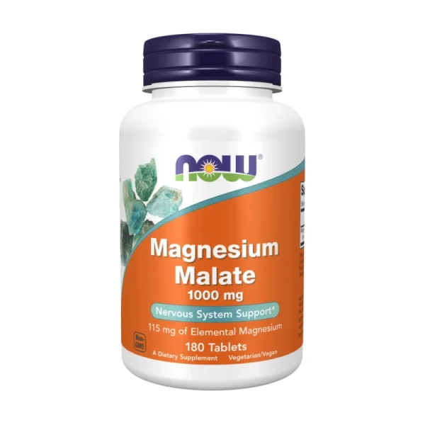 1041541 Now Foods Magnesium Malate 1000 mg 180 Comprimidos