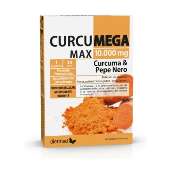 Curcumega Max 10000mg 30 Cápsulas