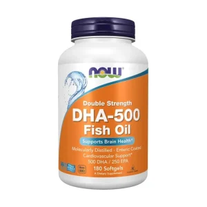 Now Foods DHA-500 Fish Oil Ómega-3 90 Cápsulas