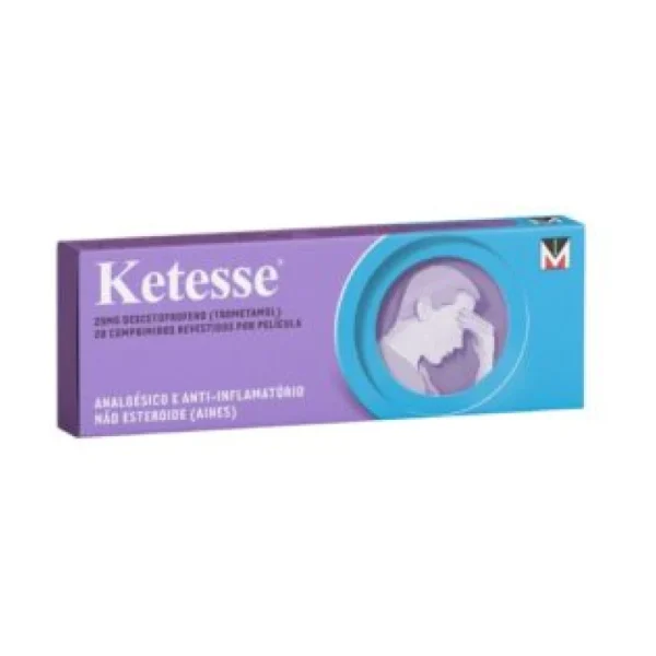 Ketesse 25 mg 20 Comprimidos Revestidos