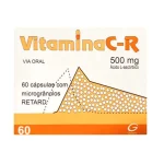 Vitaminac Retard 500 mg 60 Cápsulas de Libertação Prolongada