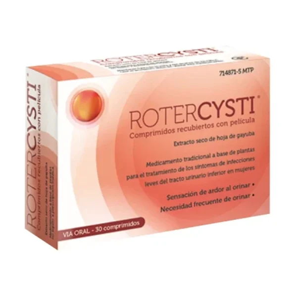 Roter Cysti 500 mg 30 Comprimidos Revestidos