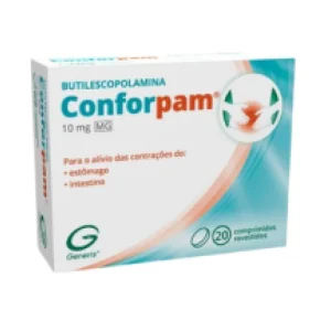 Butilescopolamina Conforpam 10 mg 20 Comprimidos Revestidos