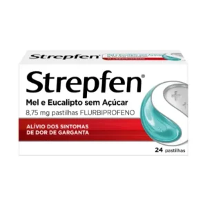 Strepfen Mel e Eucalipto Sem Açúcar 8,75mg 24 Pastilhas