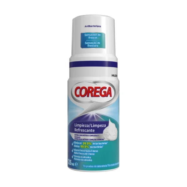 Corega Espuma Limpeza de Próteses 125ml