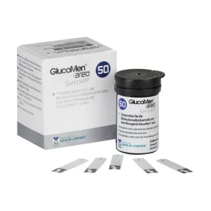 GlucoMen Areo Sensor de Glicemia 50 Tiras