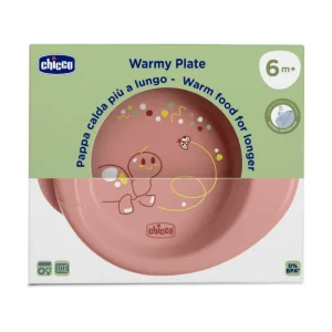Chicco Easy Bowl Prato Térmico Rosa 6M+