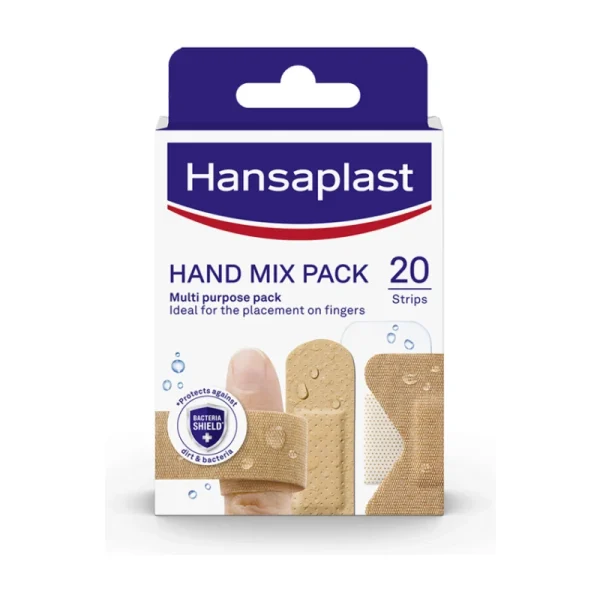 Hansaplast Pensos para Mãos Mix Pack 20 Unidades
