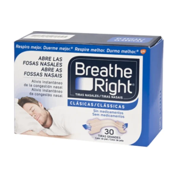 Breathe Right Penso Nasal Grande 30 Unidades